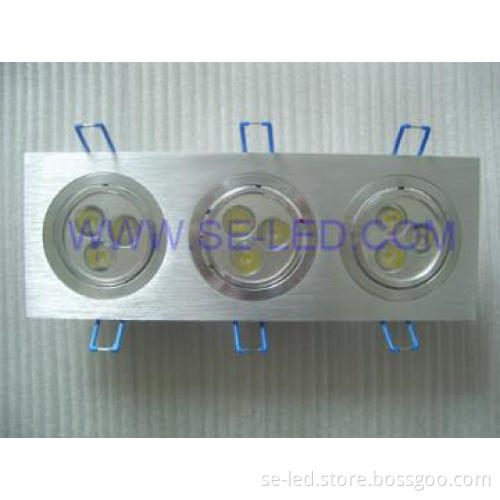 9pcs*1W Rectangular High Luminous Flux LED Ceiling Light
